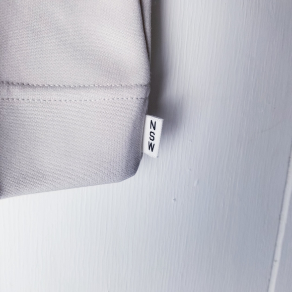 Nike NSW Blocked Logo Cropped Sweatshirt Women Size Medium - Picture 7 of 11